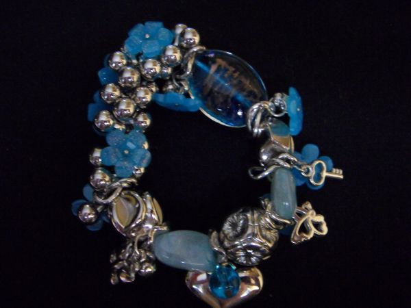 PULSEIRA FLOWER - AZUL